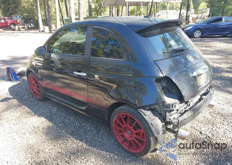 2013 Fiat 500 Abarth z USA, uszkodzony, nr VIN 3C3CFFFH7DT741013